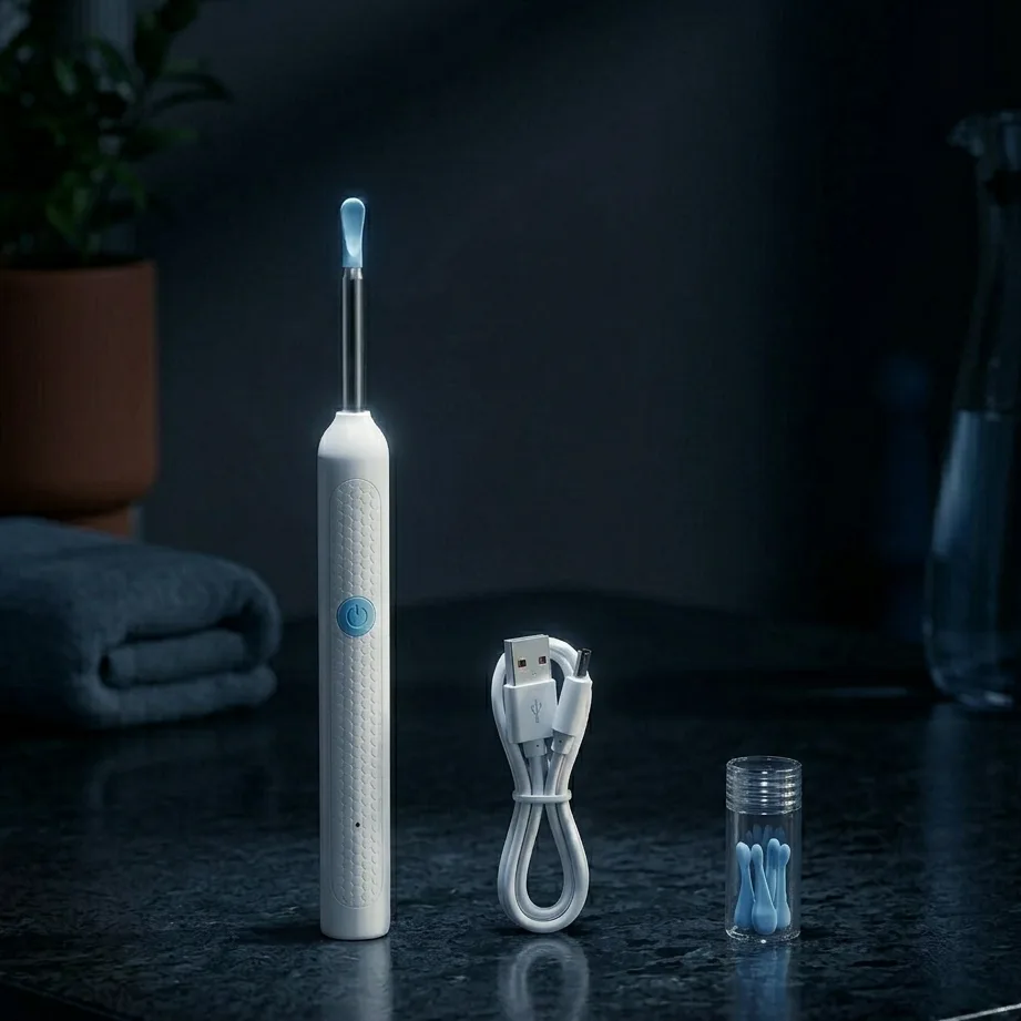 Ear Wax Cleaning Kit with Built in Camera c type chargeable maxummart