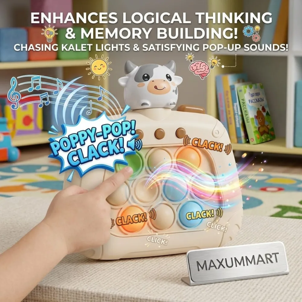 interactive kids game console